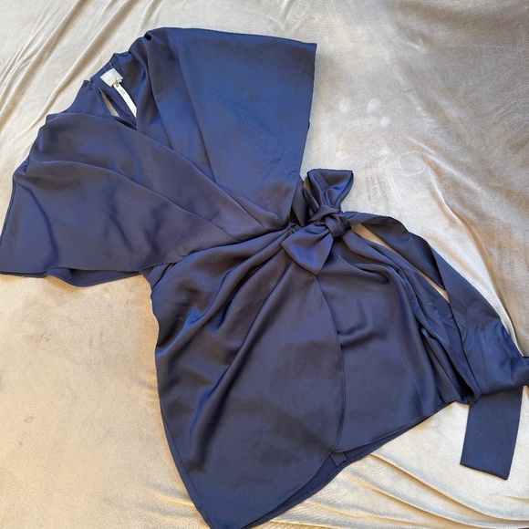 ASOS Mini Wrap-Style Dress - Picture 4 of 9